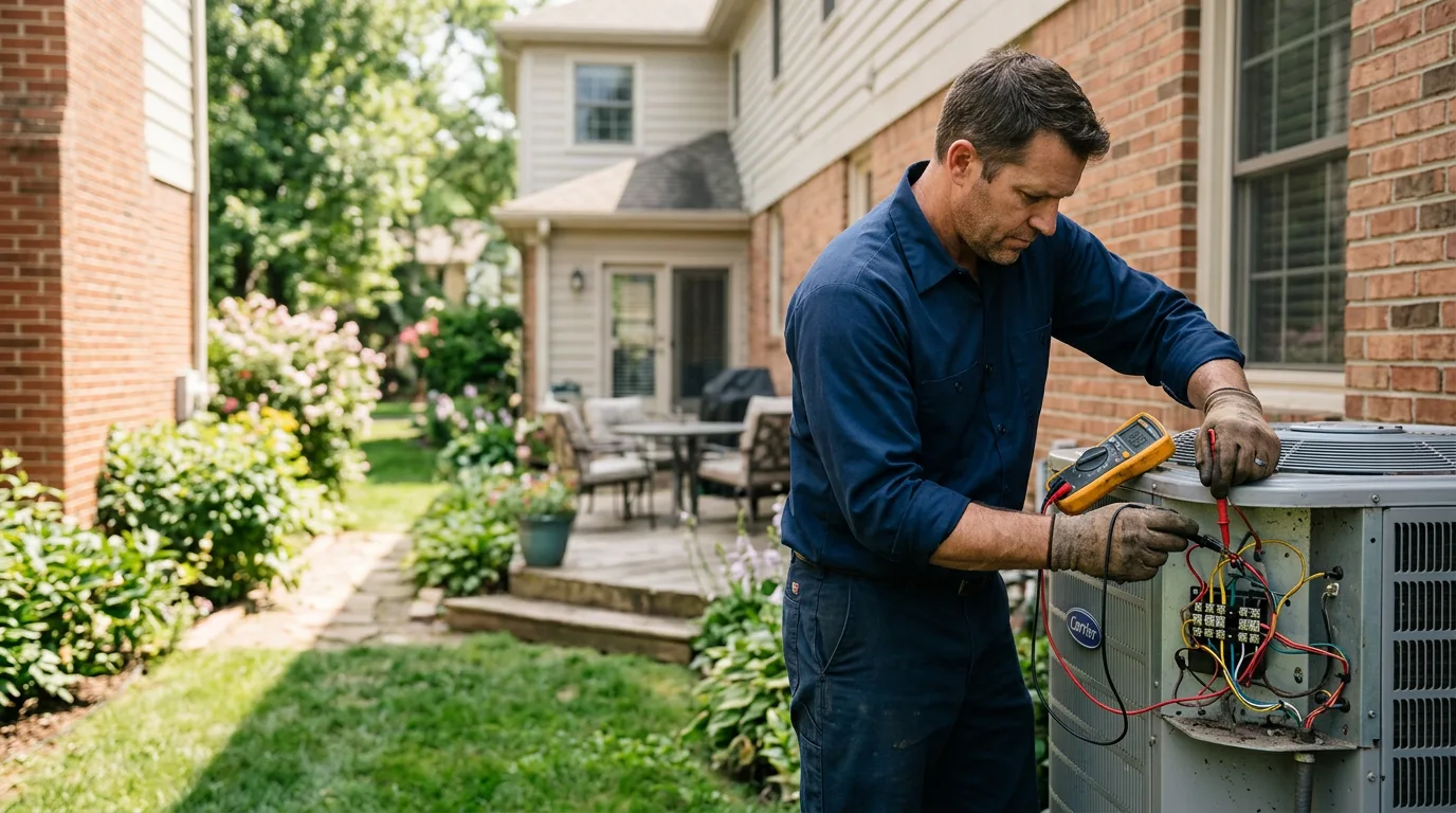 HVAC technician working near Orlinda, TN